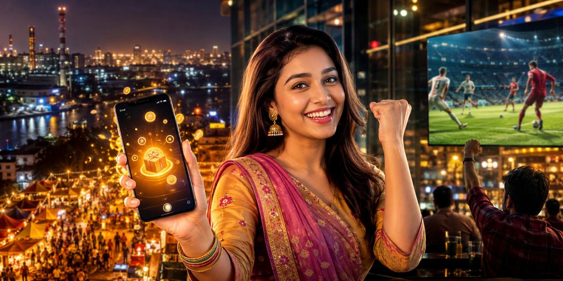 নরায়ণগঞ্জের মোবাইল ক্যাসিনোর চমৎকার রাতের বাজারের দৃশ্য যা বাজির উত্তেজনা প্রকাশ করে